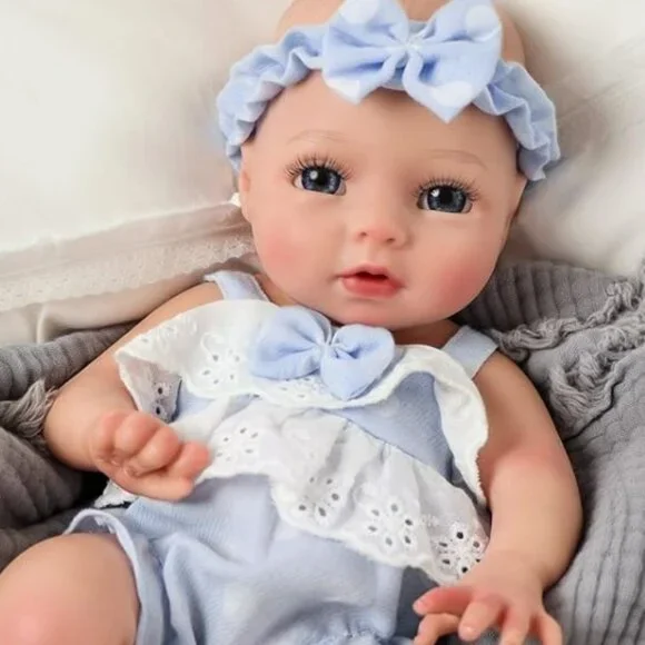 Lifelike Reborn Baby Dolls Girl Terry - 12 Inch Silicone Full Body Realistic - Picture 2 of 7